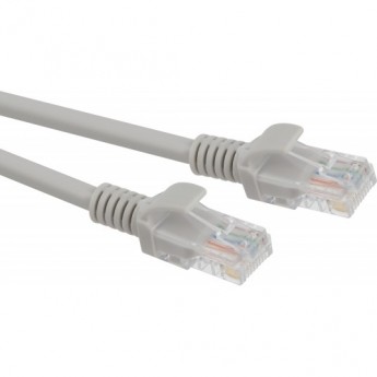 Патч корд ЭРА U/UTP неэкранированный 1 м категория 5e серый CU