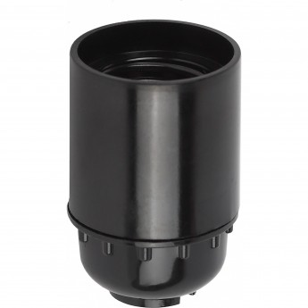 Патрон ЭРА Е27 подвесной бакелит черный x50 Патрон ЭРА Е27 подвесной бакелит черный x50