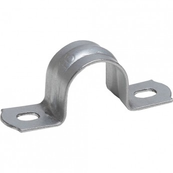 Скоба ЭРА металлическая двухлапковая D 14-15мм 100шт Скоба ЭРА металлическая двухлапковая D 14-15мм 100шт